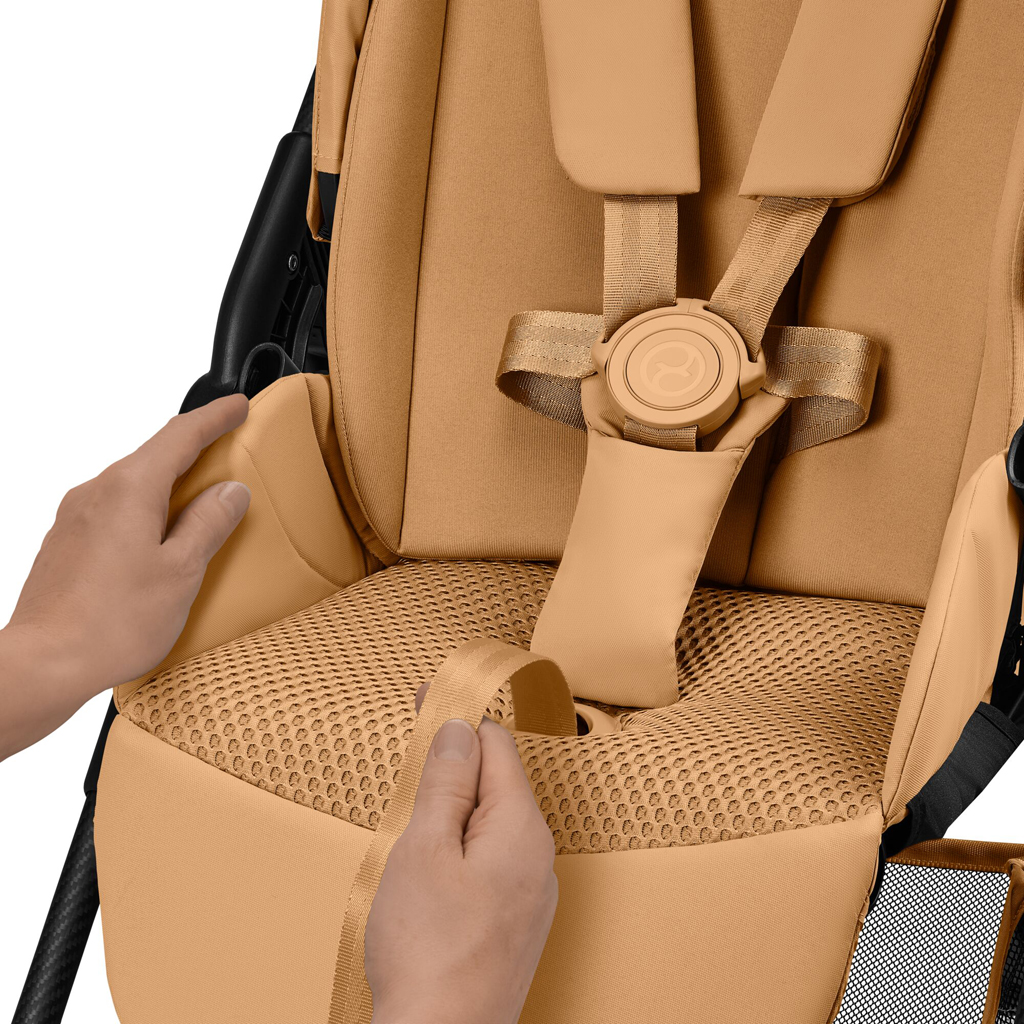 CYBEX Športový kočík Melio Carbon Cinnamon Yellow  Gold