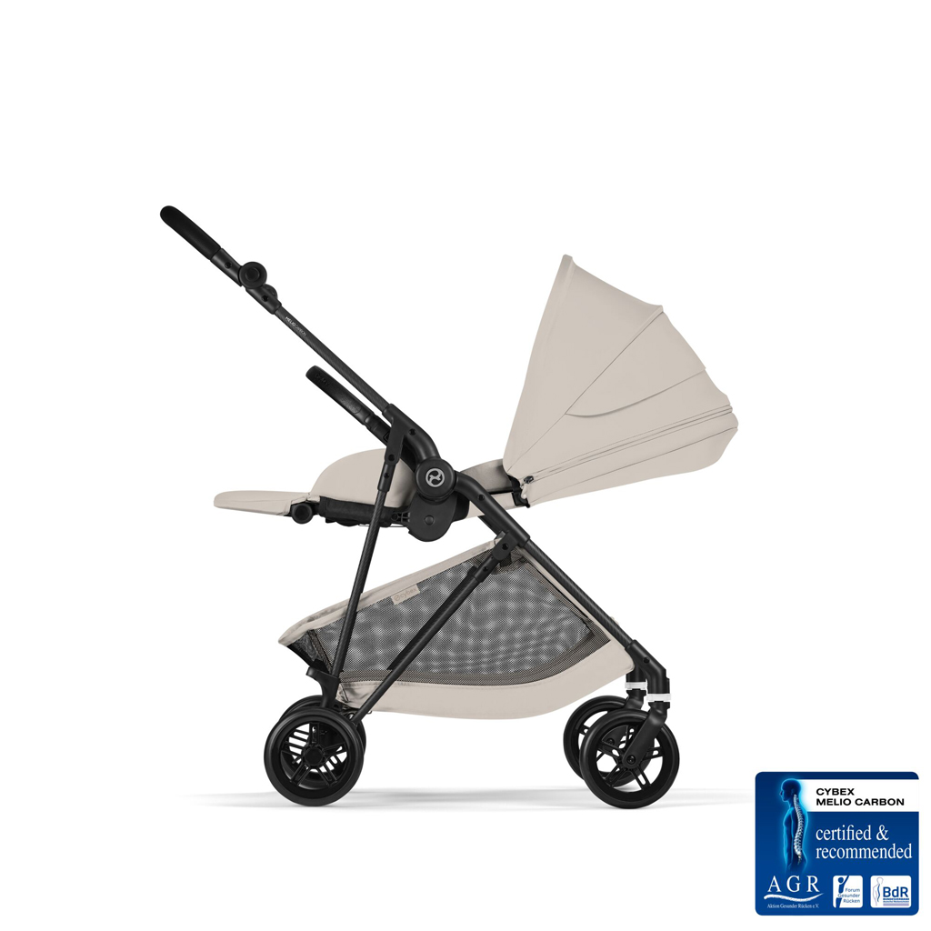 CYBEX Športový kočík Melio Carbon Dune Grey Gold