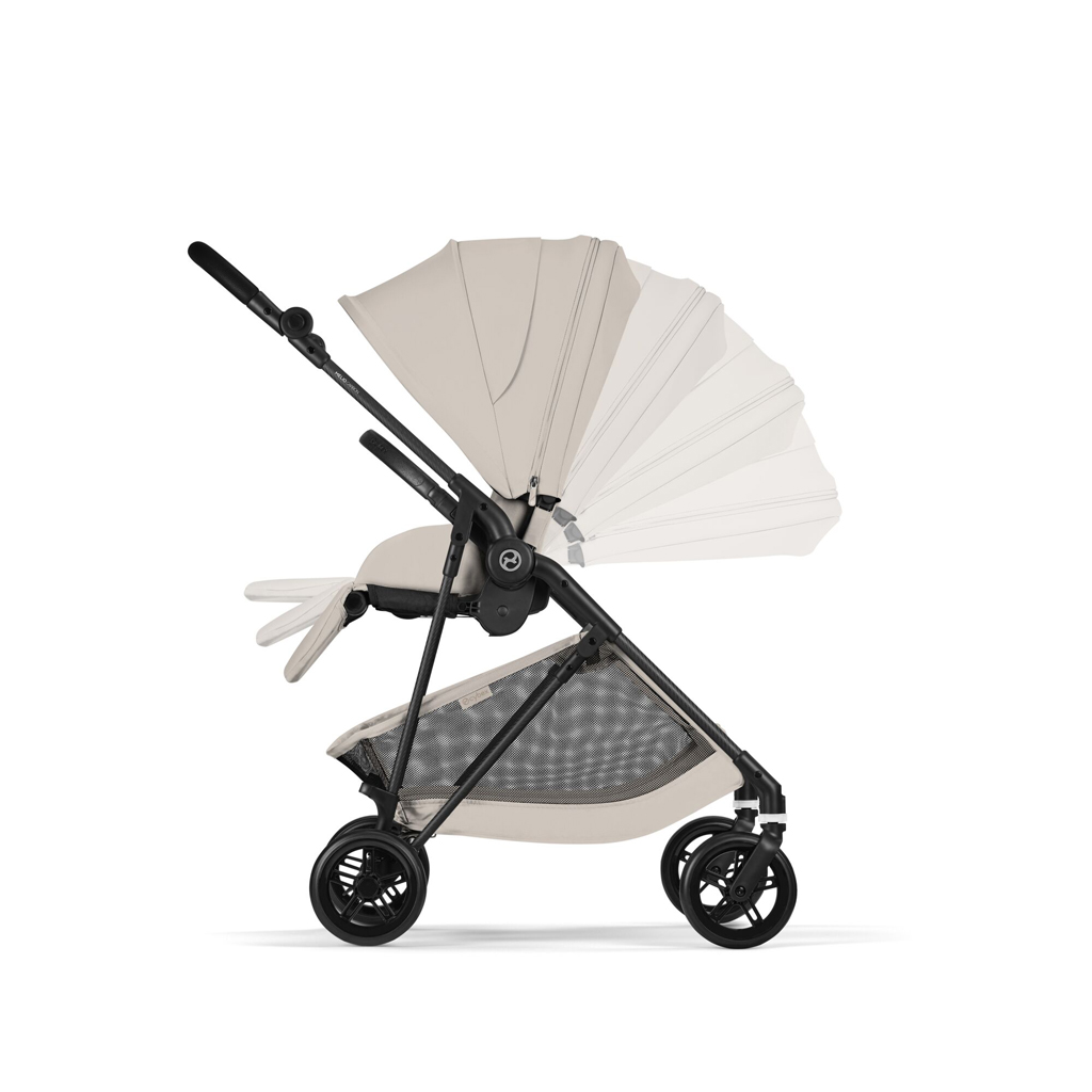 CYBEX Športový kočík Melio Carbon Dune Grey Gold