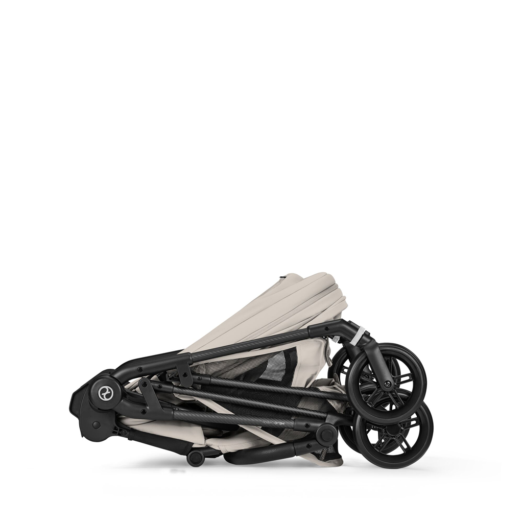 CYBEX Športový kočík Melio Carbon Dune Grey Gold