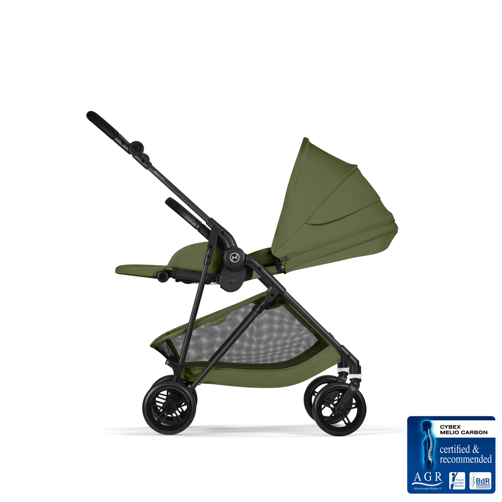 CYBEX Športový kočík Melio Carbon Moss Green Gold