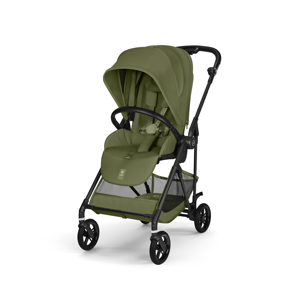 CYBEX Športový kočík Melio Carbon Moss Green Gold