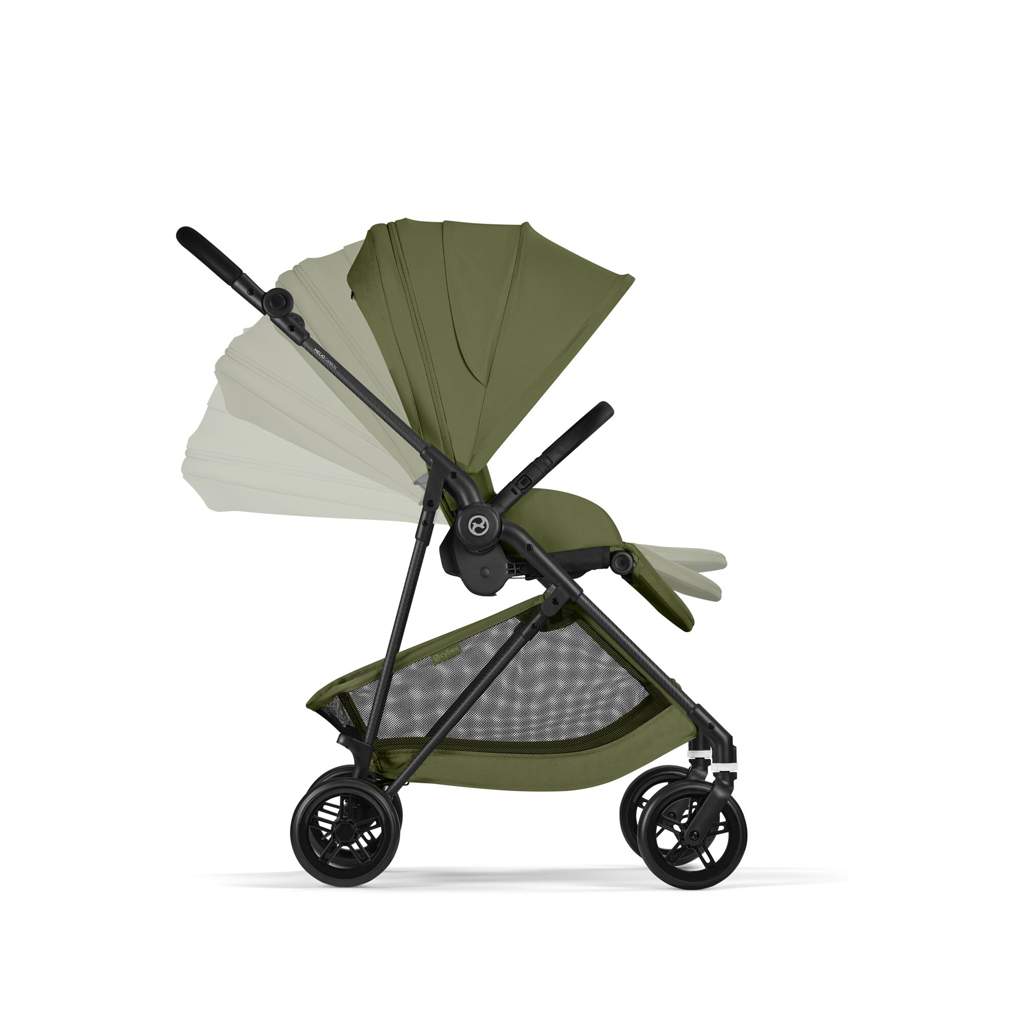 CYBEX Športový kočík Melio Carbon Moss Green Gold