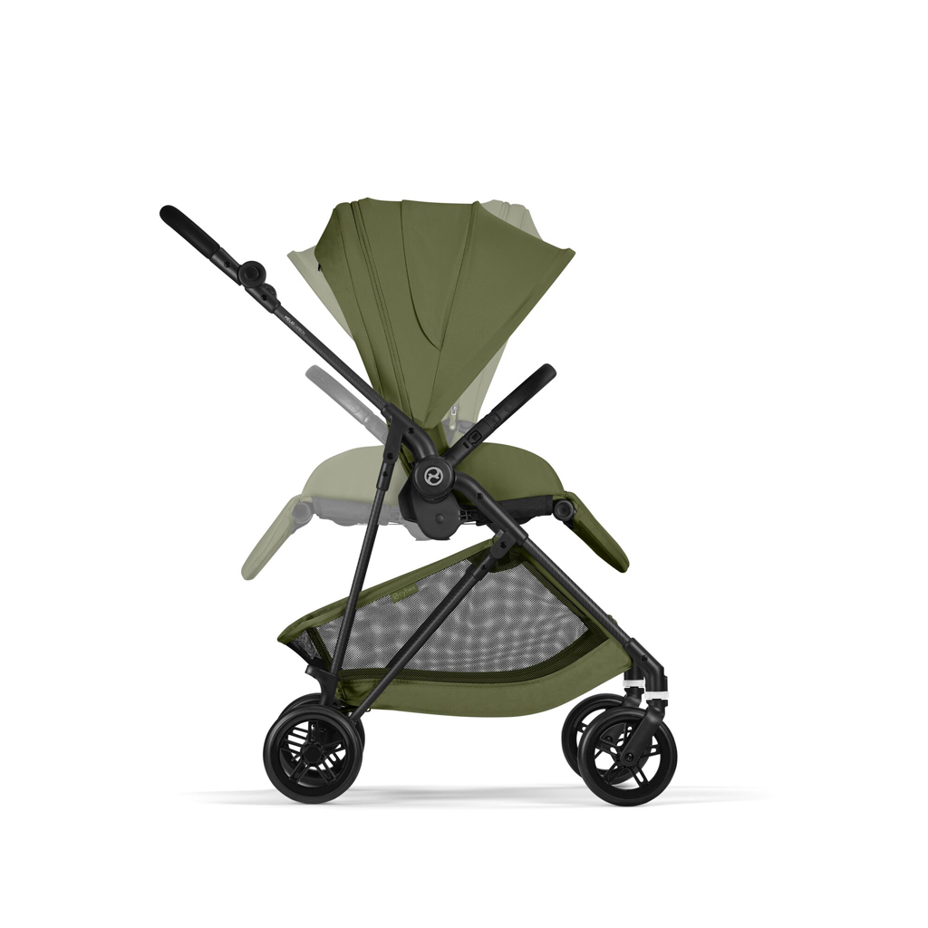 CYBEX Športový kočík Melio Carbon Moss Green Gold