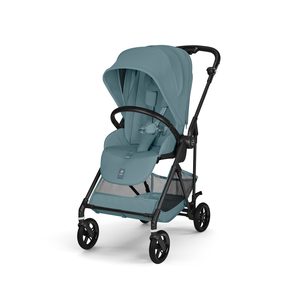 CYBEX Športový kočík Melio Carbon Stormy Blue Gold