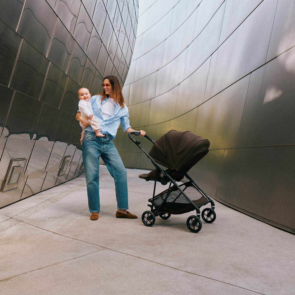 CYBEX Športový kočík Melio Carbon Stormy Blue Gold