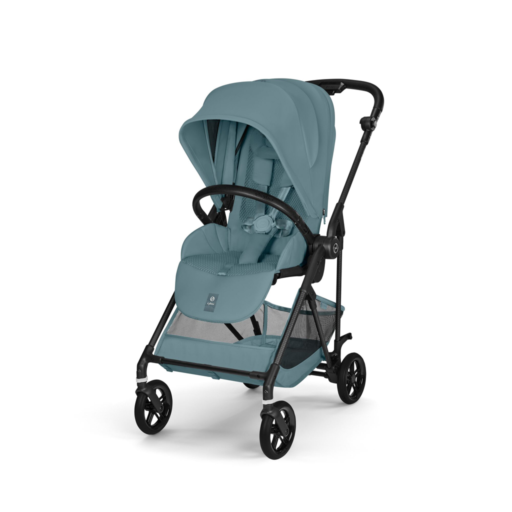 CYBEX Športový kočík Melio Carbon Stormy Blue Gold