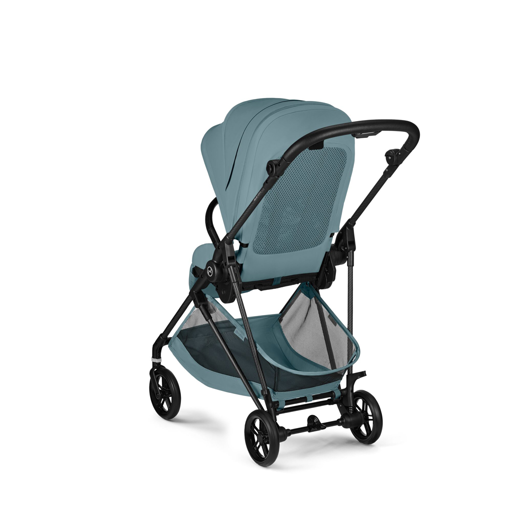 CYBEX Športový kočík Melio Carbon Stormy Blue Gold