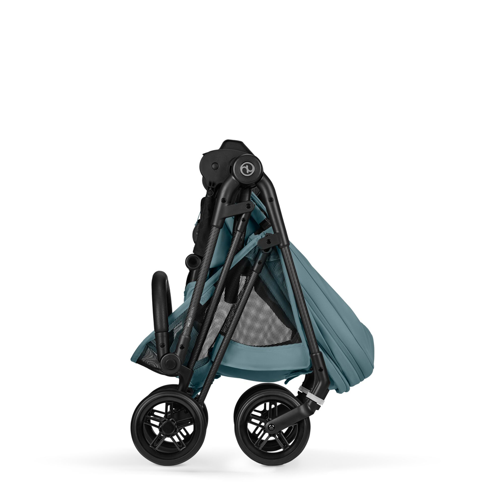 CYBEX Športový kočík Melio Carbon Stormy Blue Gold