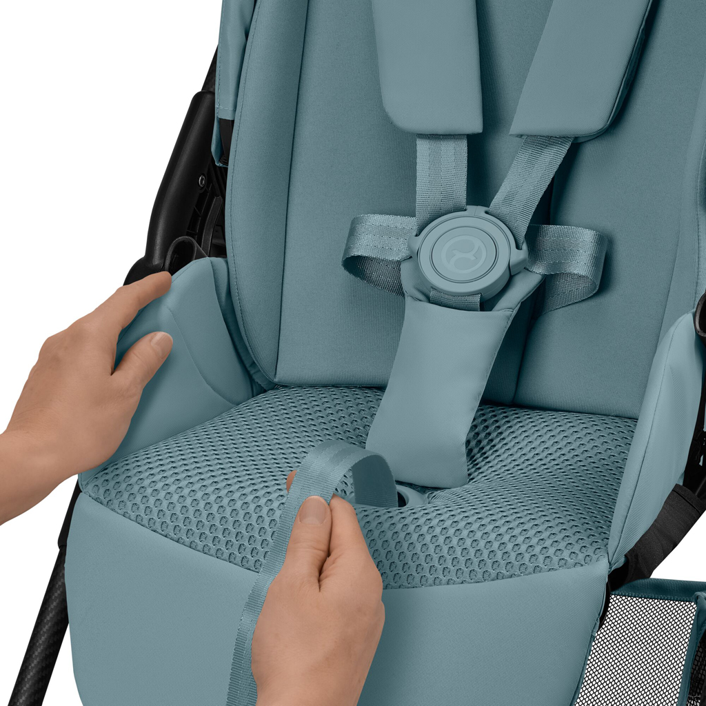 CYBEX Športový kočík Melio Carbon Stormy Blue Gold