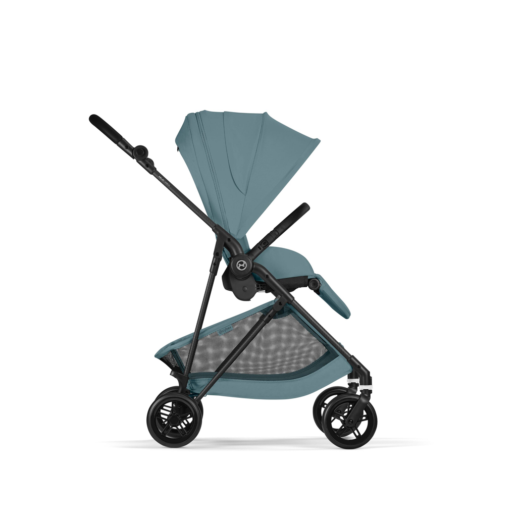 CYBEX Športový kočík Melio Carbon Stormy Blue Gold