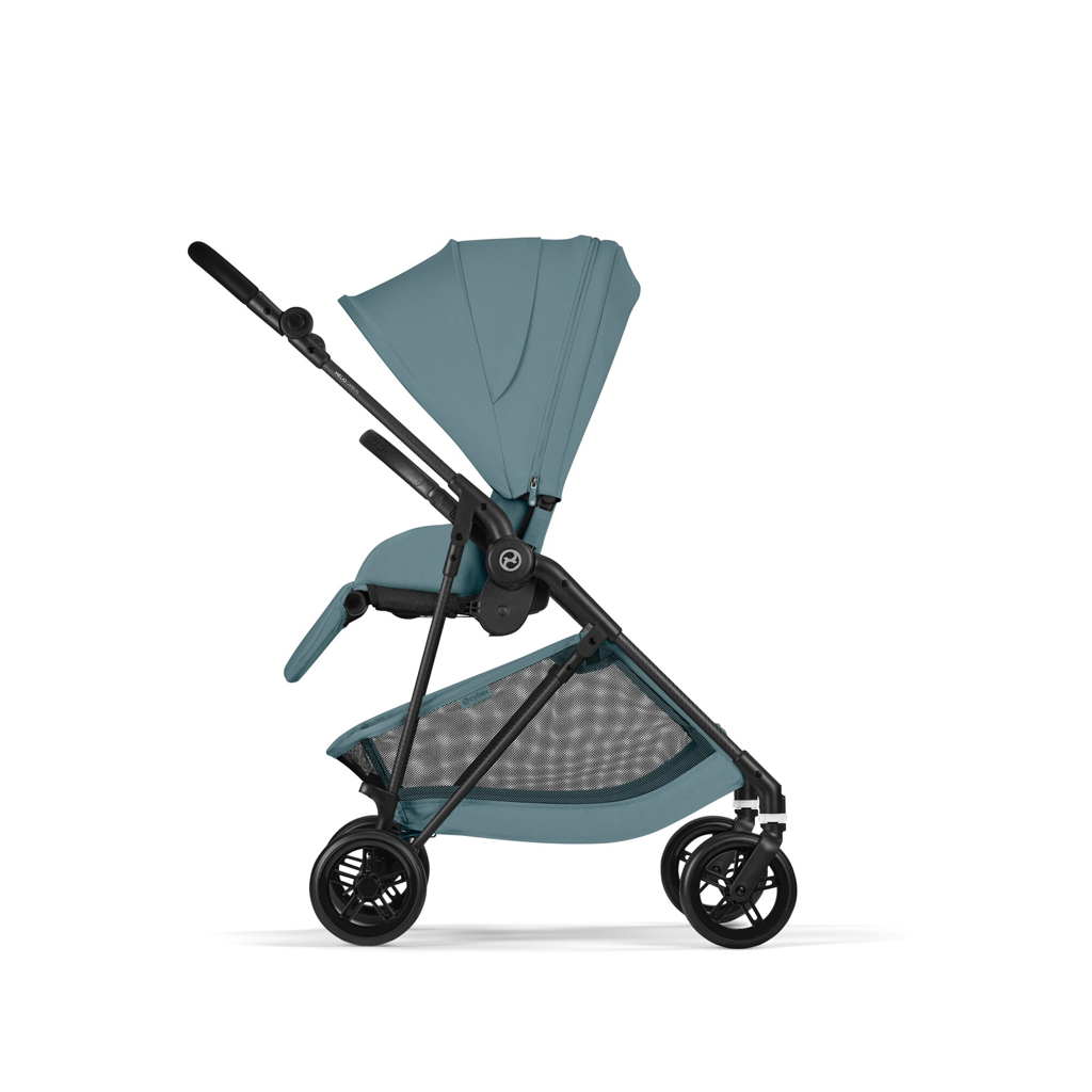 CYBEX Športový kočík Melio Carbon Stormy Blue Gold