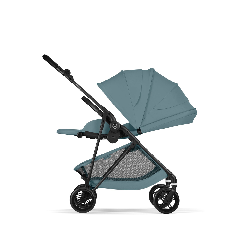 CYBEX Športový kočík Melio Carbon Stormy Blue Gold
