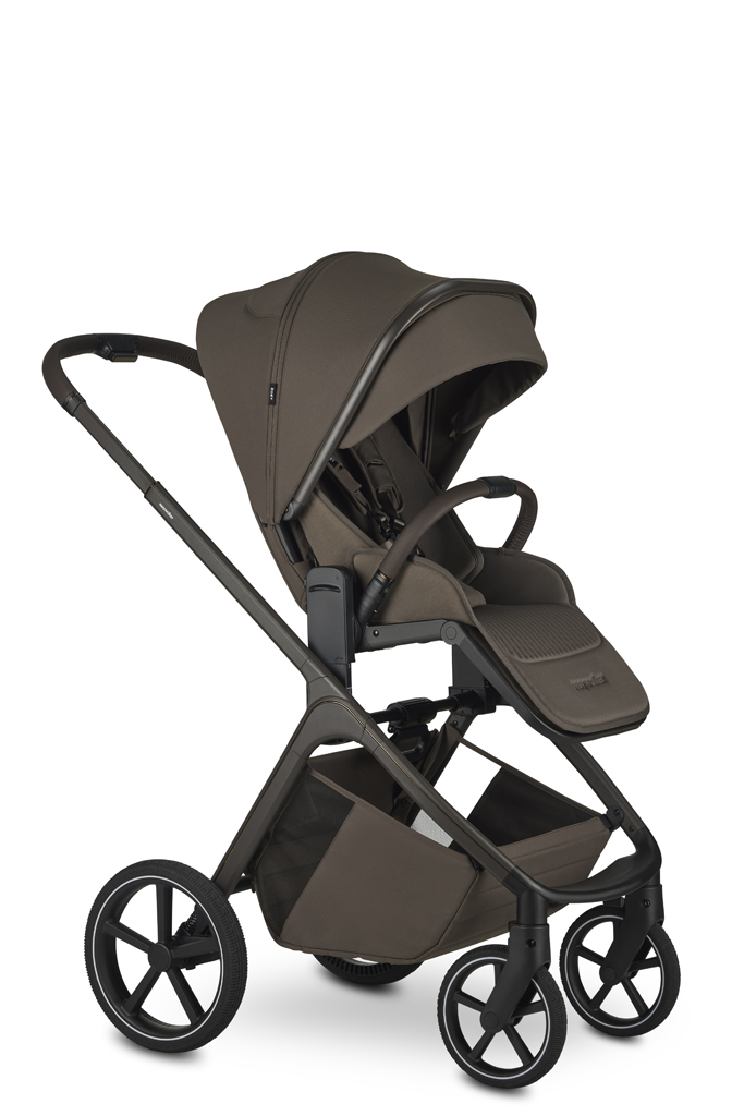 EASYWALKER Kočík kombinovaný Zoey Chestnut Brown + CBX By CYBEX Aton B2 i-Size + základňa