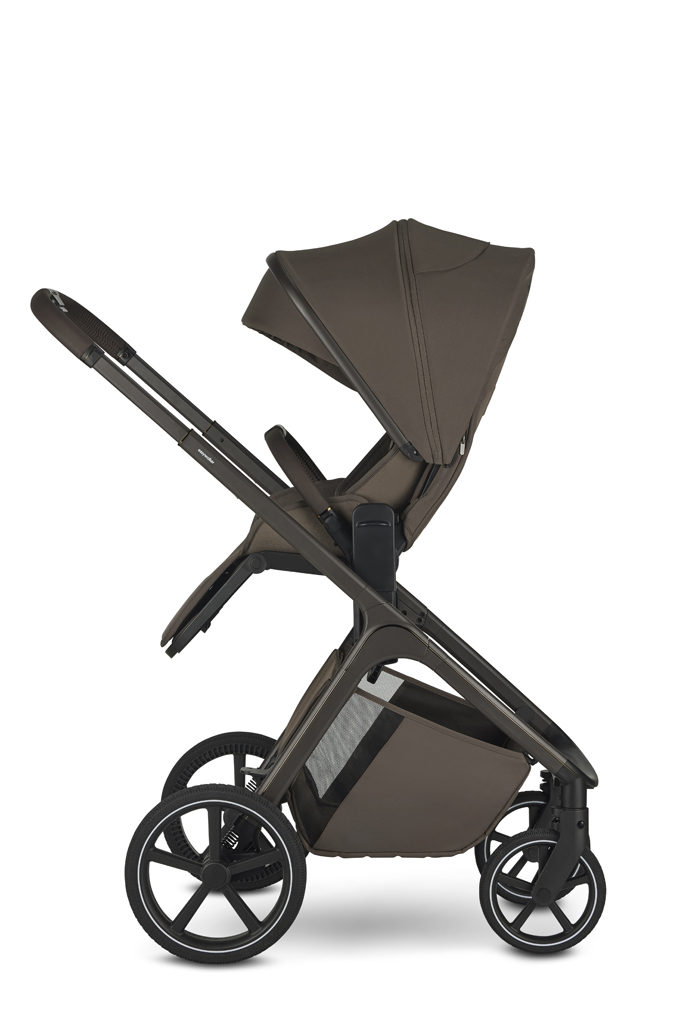 EASYWALKER Kočík kombinovaný Zoey Chestnut Brown + CBX By CYBEX Aton B2 i-Size + základňa