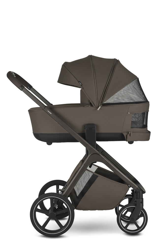 EASYWALKER Kočík kombinovaný Zoey Chestnut Brown + CBX By CYBEX Aton B2 i-Size + základňa