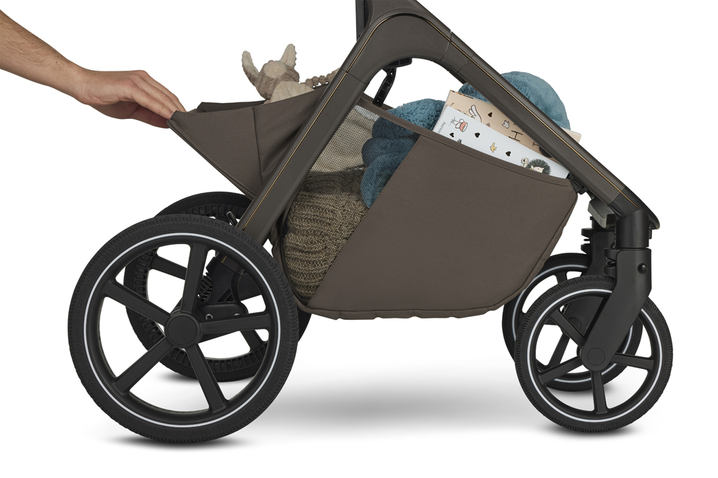 EASYWALKER Kočík kombinovaný Zoey Chestnut Brown + CBX By CYBEX Aton B2 i-Size + základňa