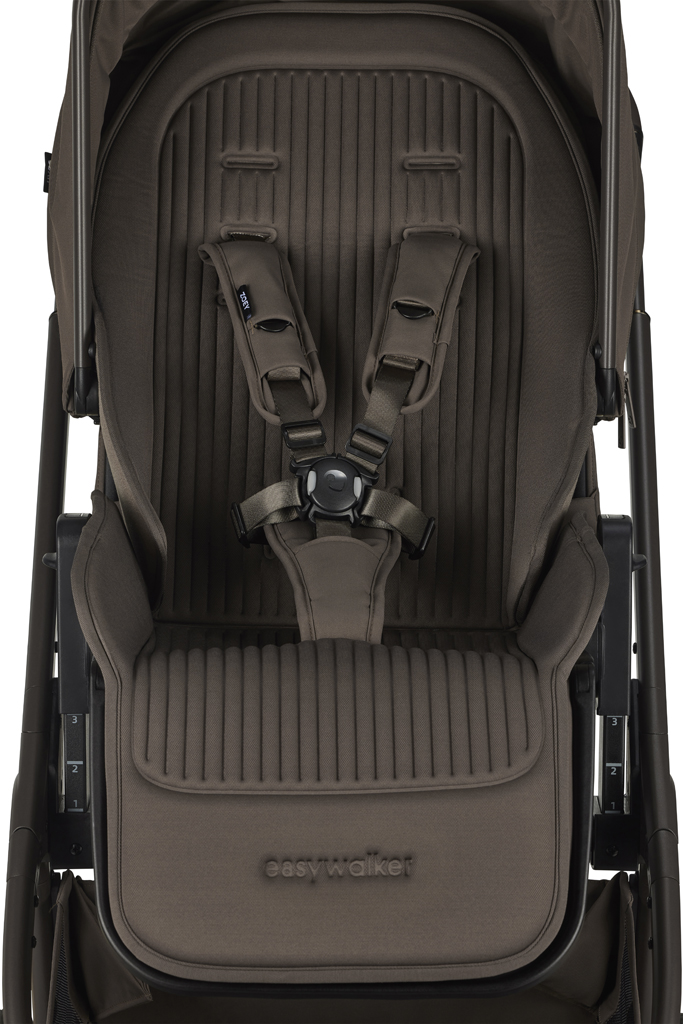 EASYWALKER Kočík kombinovaný Zoey Chestnut Brown + CBX By CYBEX Aton B2 i-Size + základňa