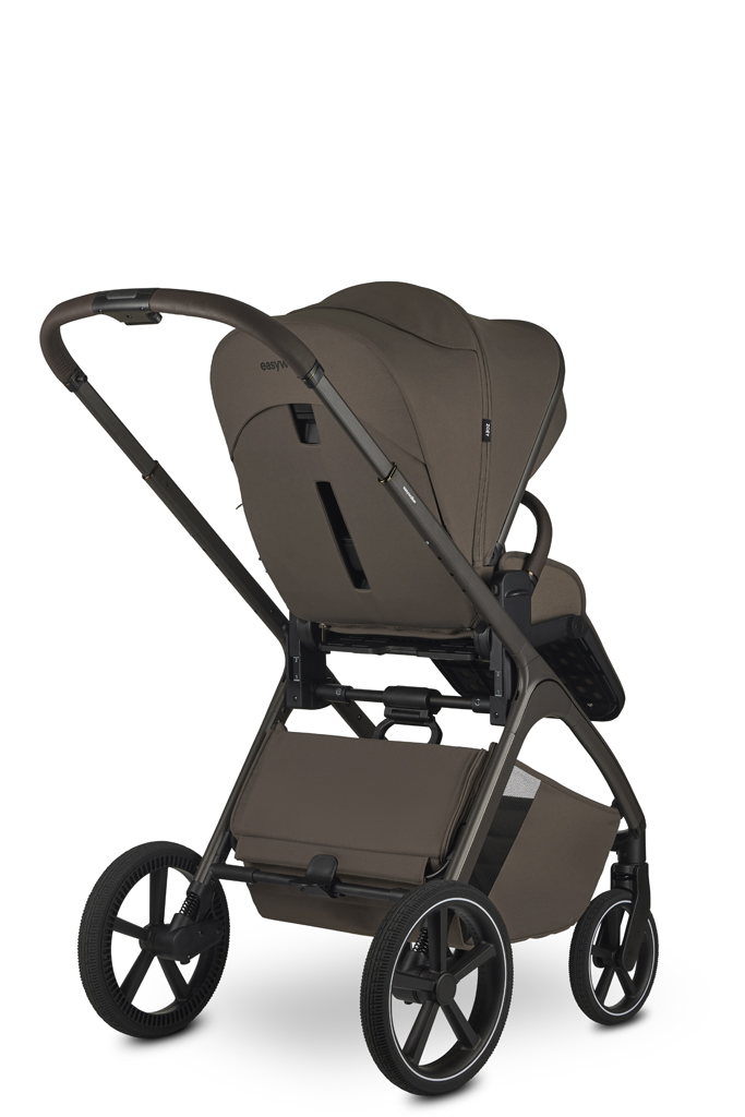 EASYWALKER Kočík kombinovaný Zoey Chestnut Brown + CBX By CYBEX Aton B2 i-Size + základňa