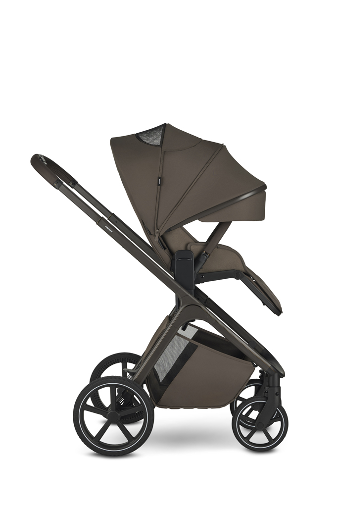 EASYWALKER Kočík kombinovaný Zoey Chestnut Brown + CBX By CYBEX Aton B2 i-Size + základňa
