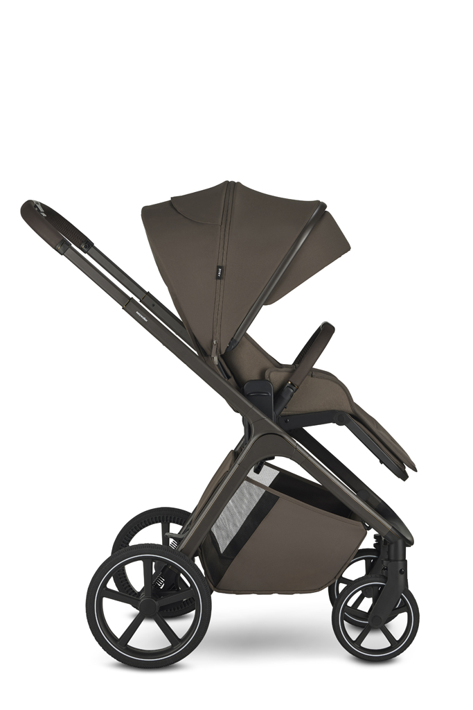 EASYWALKER Kočík kombinovaný Zoey Chestnut Brown + CBX By CYBEX Aton B2 i-Size + základňa