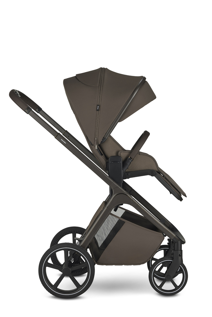 EASYWALKER Kočík kombinovaný Zoey Chestnut Brown + CBX By CYBEX Aton B2 i-Size + základňa