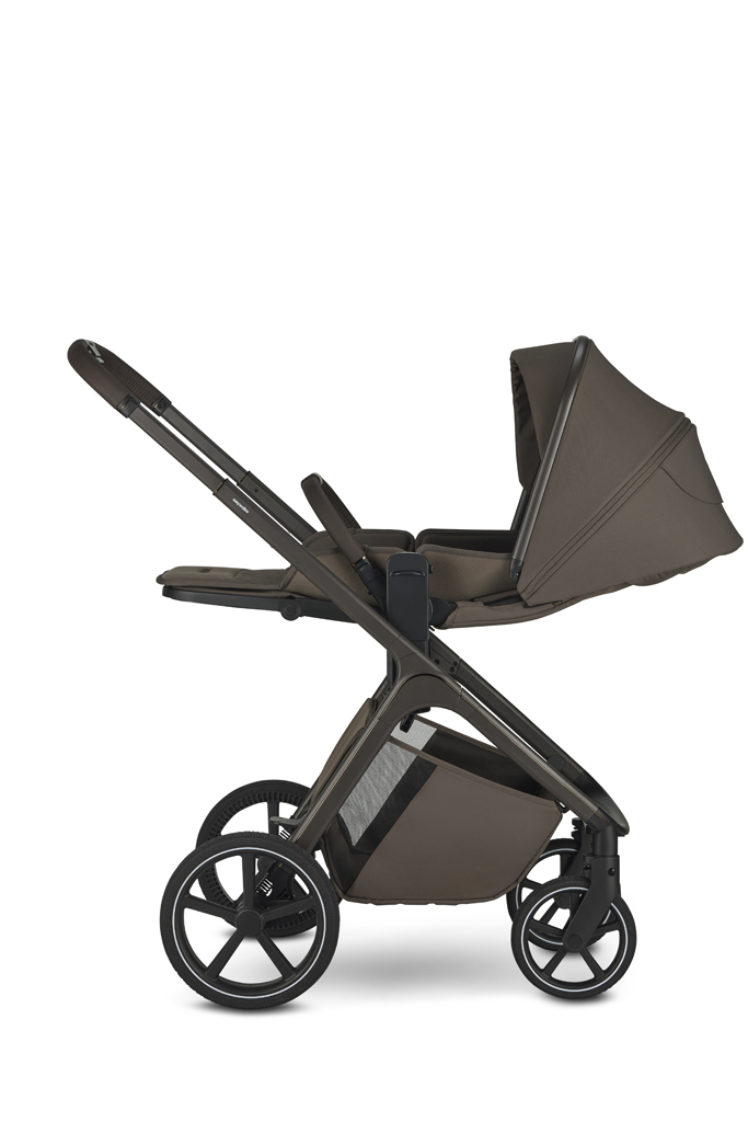 EASYWALKER Kočík kombinovaný Zoey Chestnut Brown + CBX By CYBEX Aton B2 i-Size + základňa