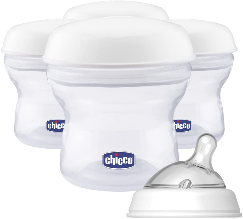 CHICCO VIA zásobníky na materské mlieko Natural Feeling, 4ks