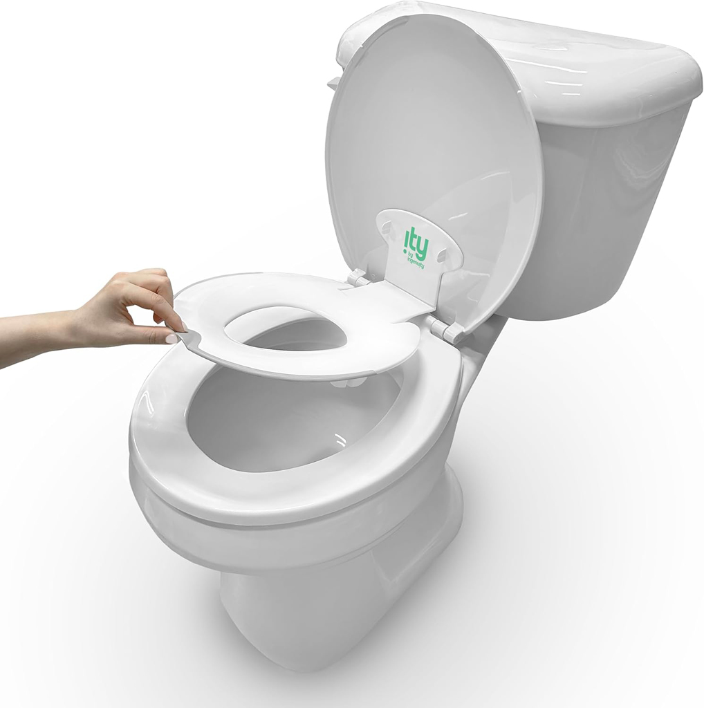 INGENUITY Redukcia na WC biela Flip &amp; Sit™