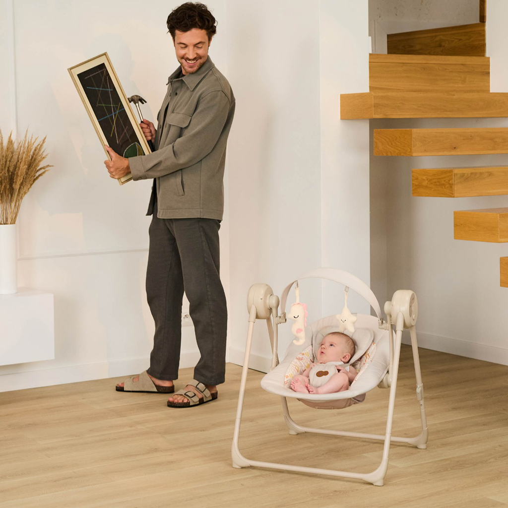 KINDERKRAFT Hojdačka Swingee Grey