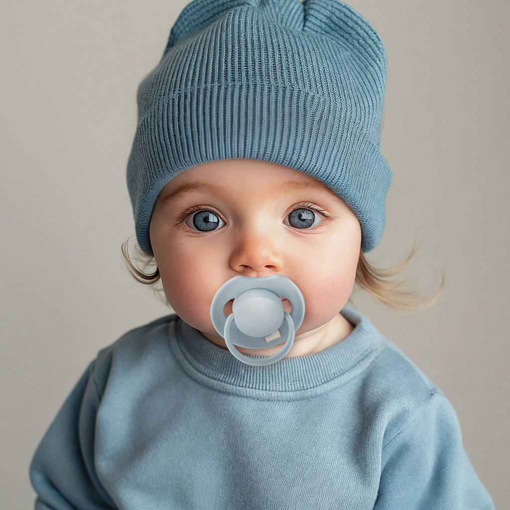LOVI Cumlík silikónový dynamický Prime 6-18m 2ks Baby Blue/Blue