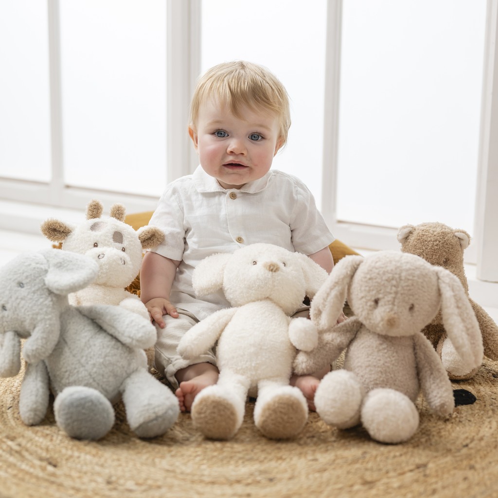 NATTOU Hračka plyšová Teddy zajačik 34 cm, 0m+