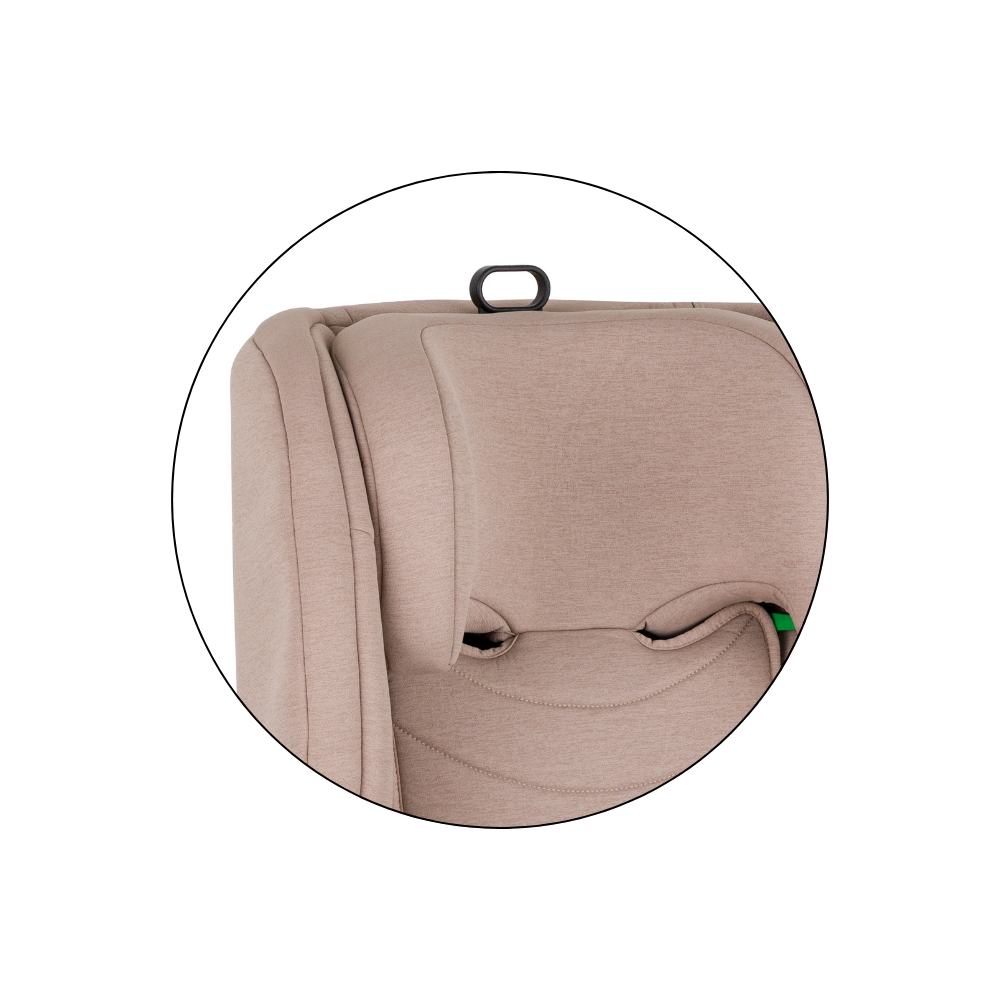PETITE&amp;MARS Autosedačka Astor Pro i-Size Tan Brown 100-150 cm (15-36 kg)