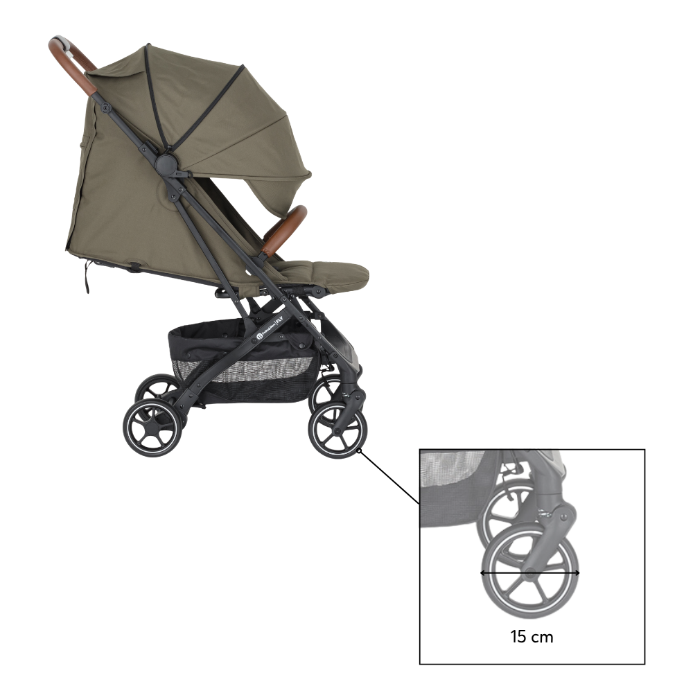 PETITE&amp;MARS Kočík športový Fly Mature Olive