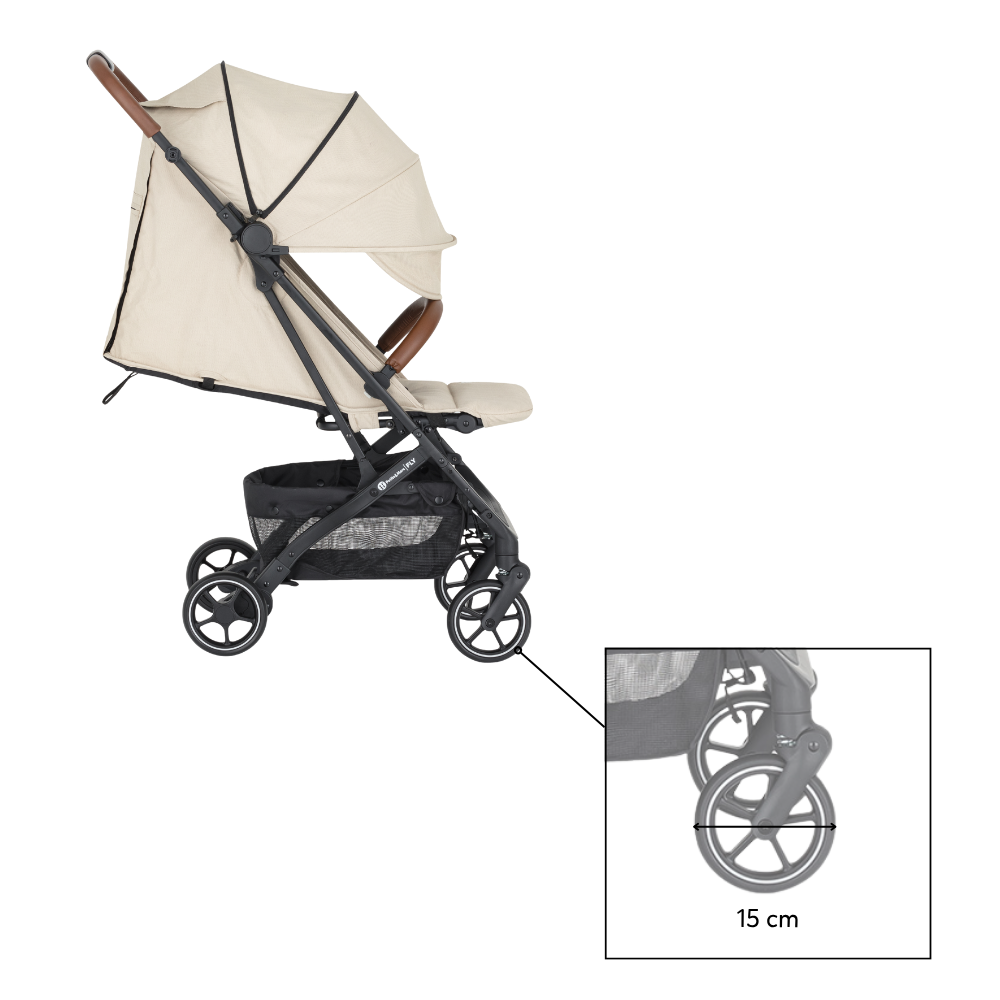PETITE&amp;MARS Kočík športový Fly Sahara Beige