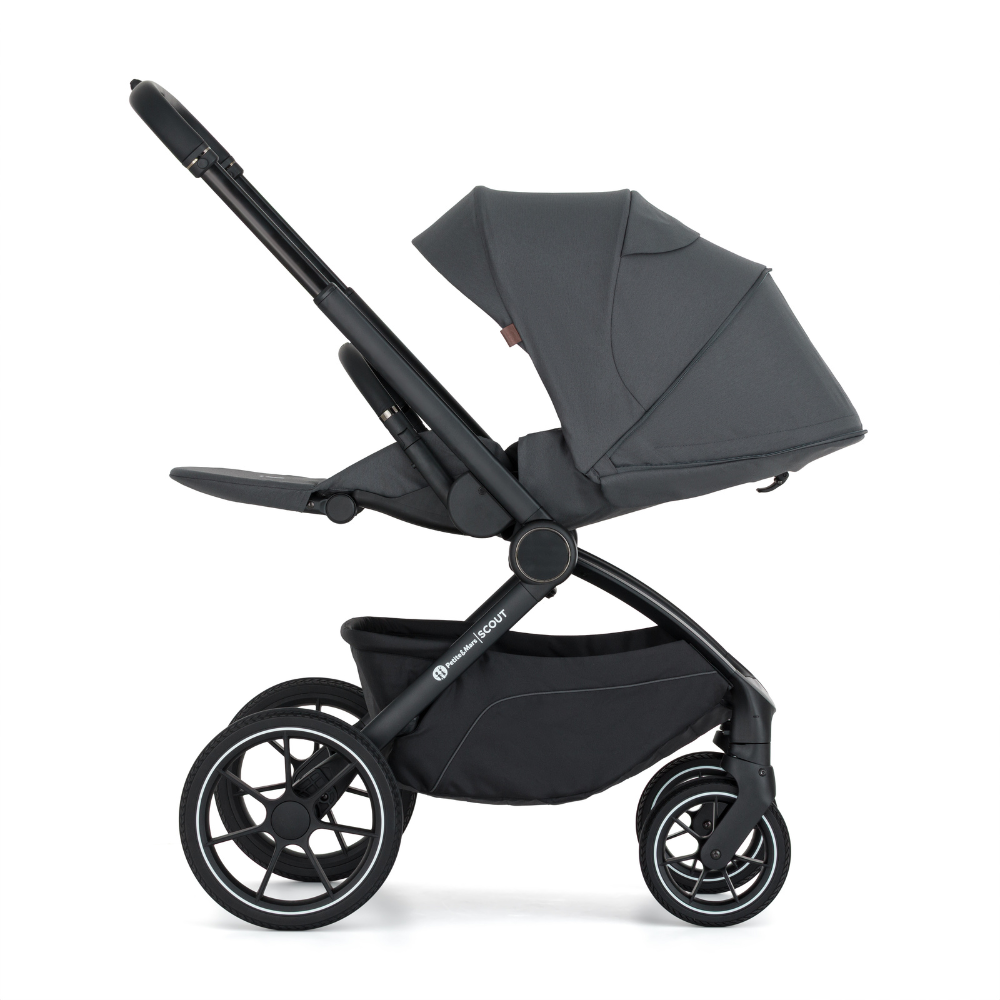PETITE&amp;MARS Kočík kombinovaný SCOUT 3v1 Anthracite Moon s Core Pro i-Size