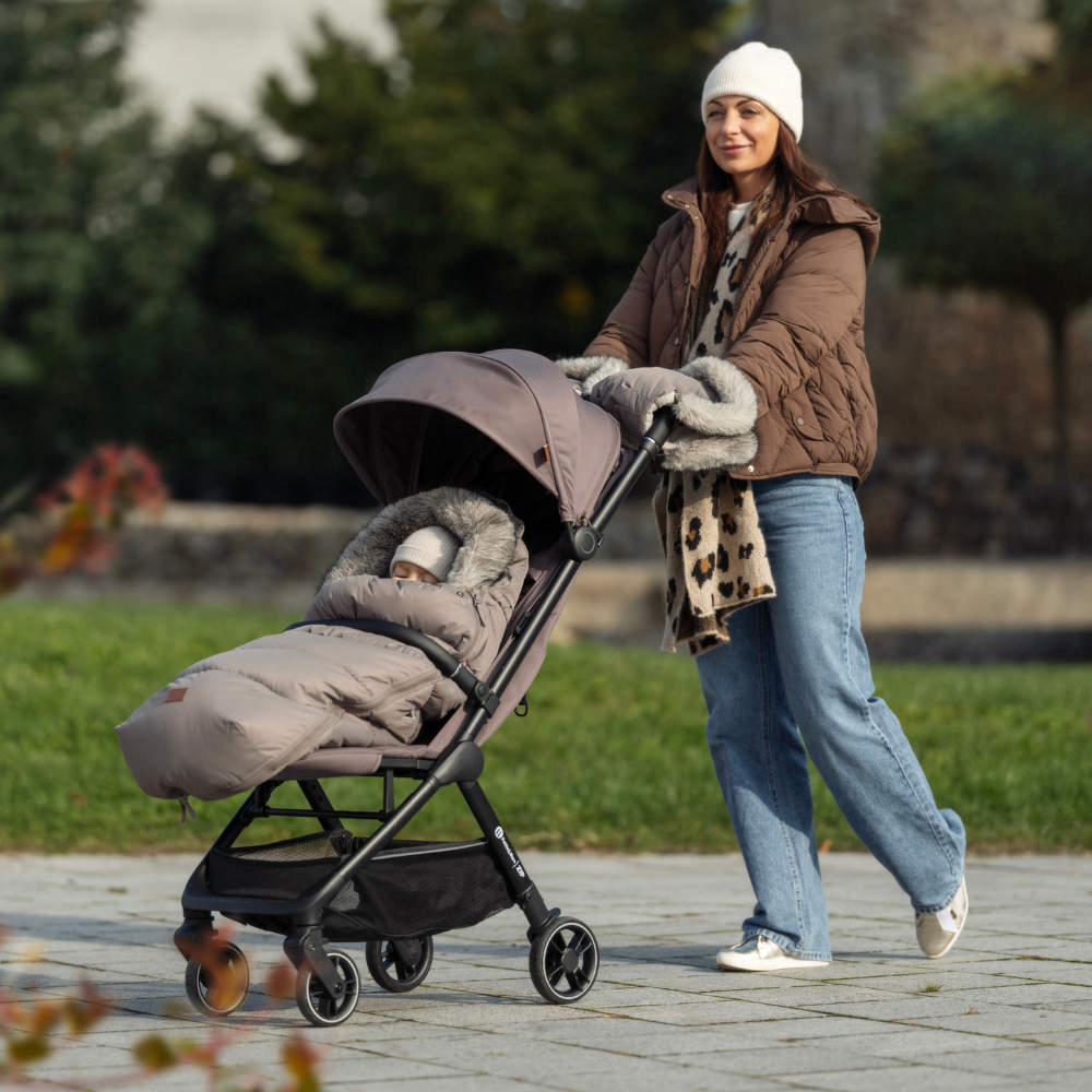 PETITE&amp;MARS Rukávnik / rukavice Furry Pastel Peach