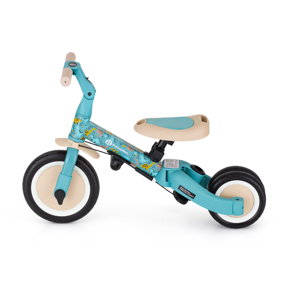 PETITE&amp;MARS Trojkolka multifunkčná 5v1 Turbo - limitovaná edícia Dino Park