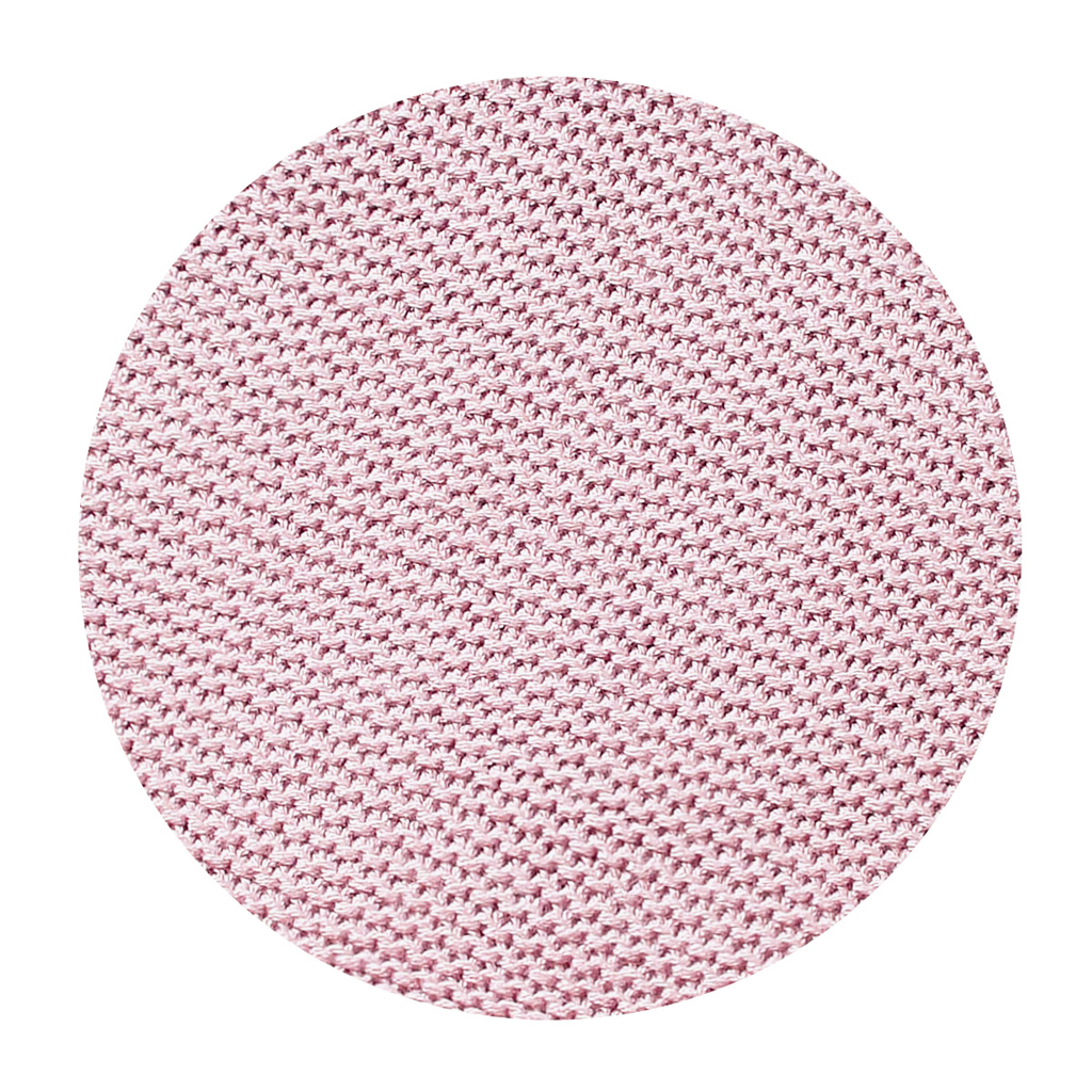 BABYONO Deka pletená bambusová Pink 75 x 100 cm