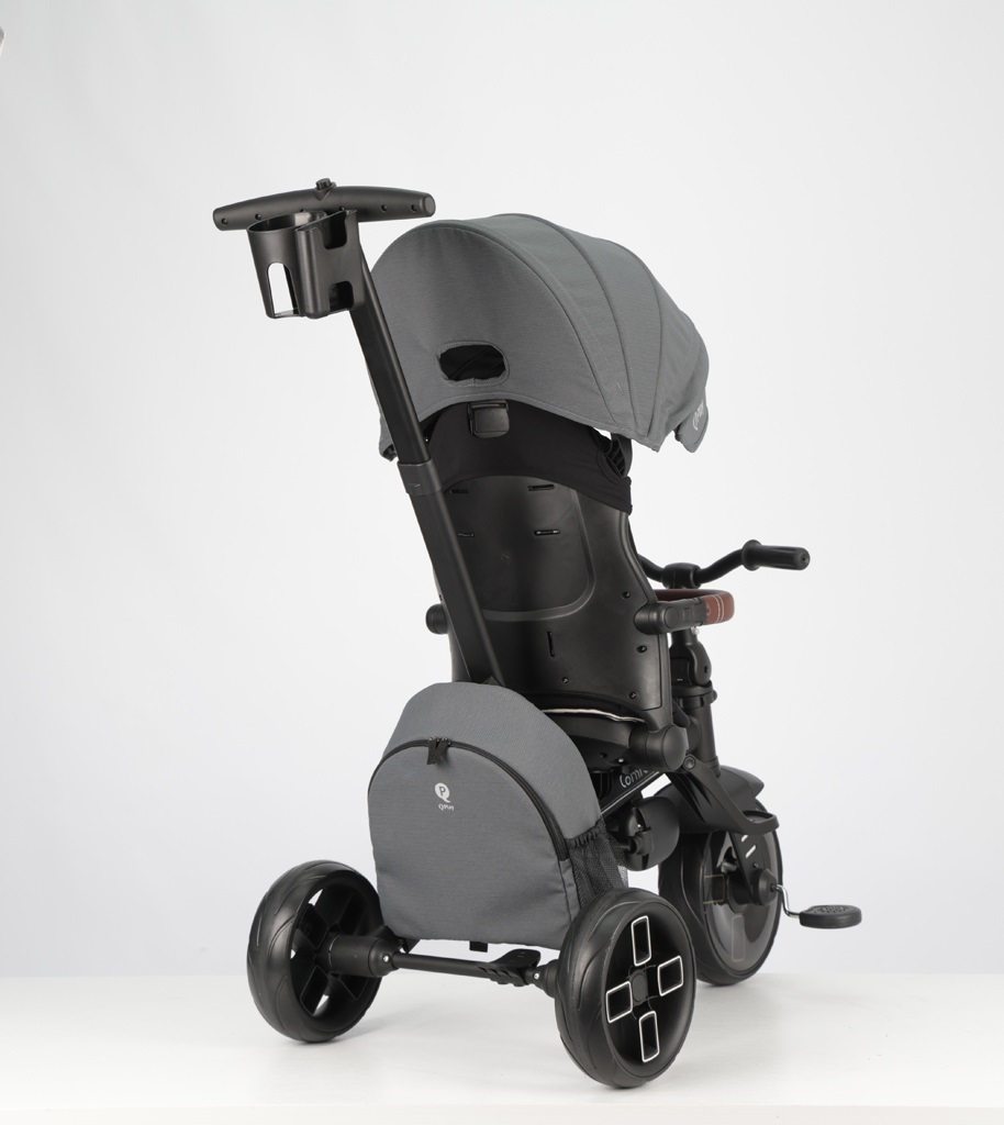 QPLAY Trojkolka Comfo Max Grey, 7v1, vek 10-72 mesiacov