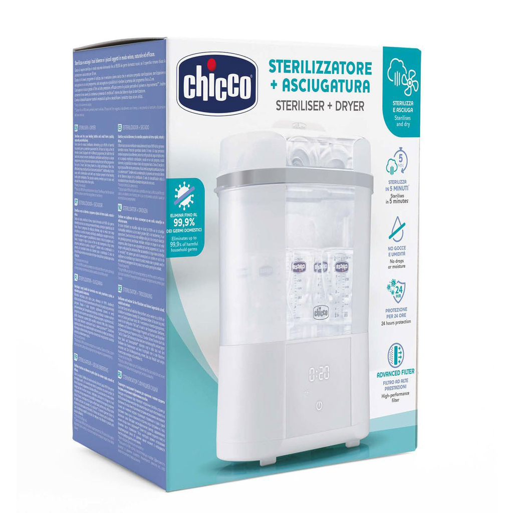 CHICCO Sterilizátor elektrický parný s funkciou sušenia