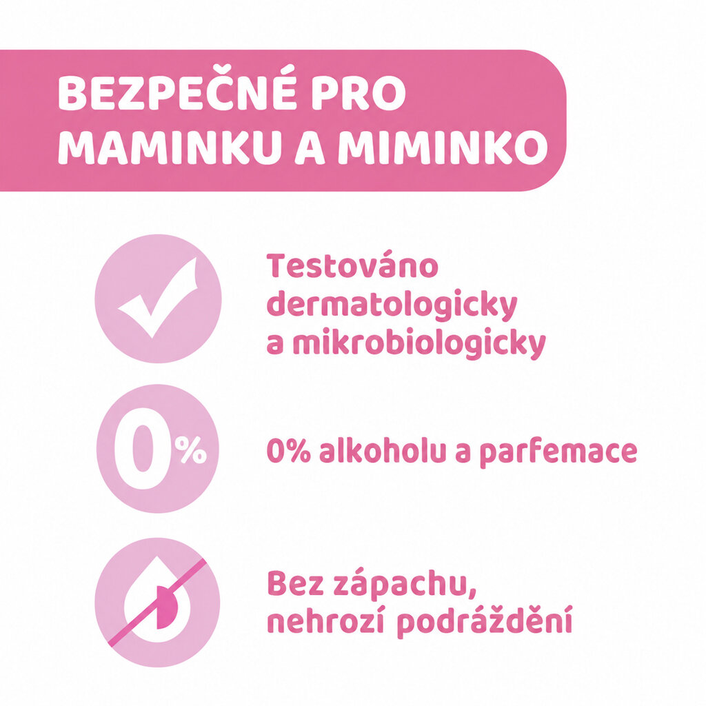 CHICCO Obrúsky čistiace na prsia 72 ks