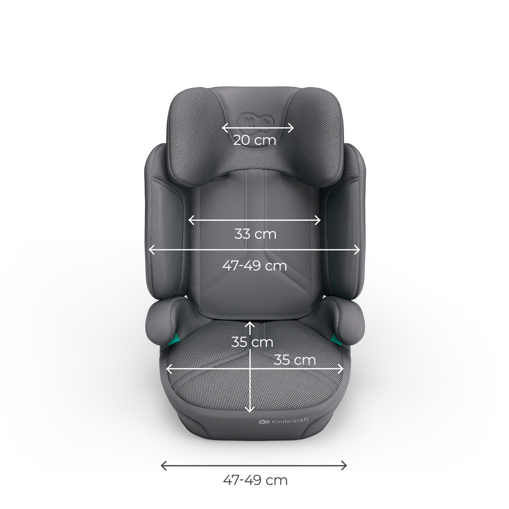 KINDERKRAFT Autosedačka Xpand 2 Pro (100 do 150 cm) Grey