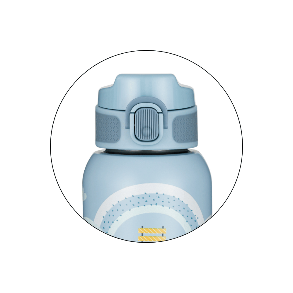 PETITE&amp;MARS Fľaša nerezová termo so slamkou 350 ml Work Zone 12m+