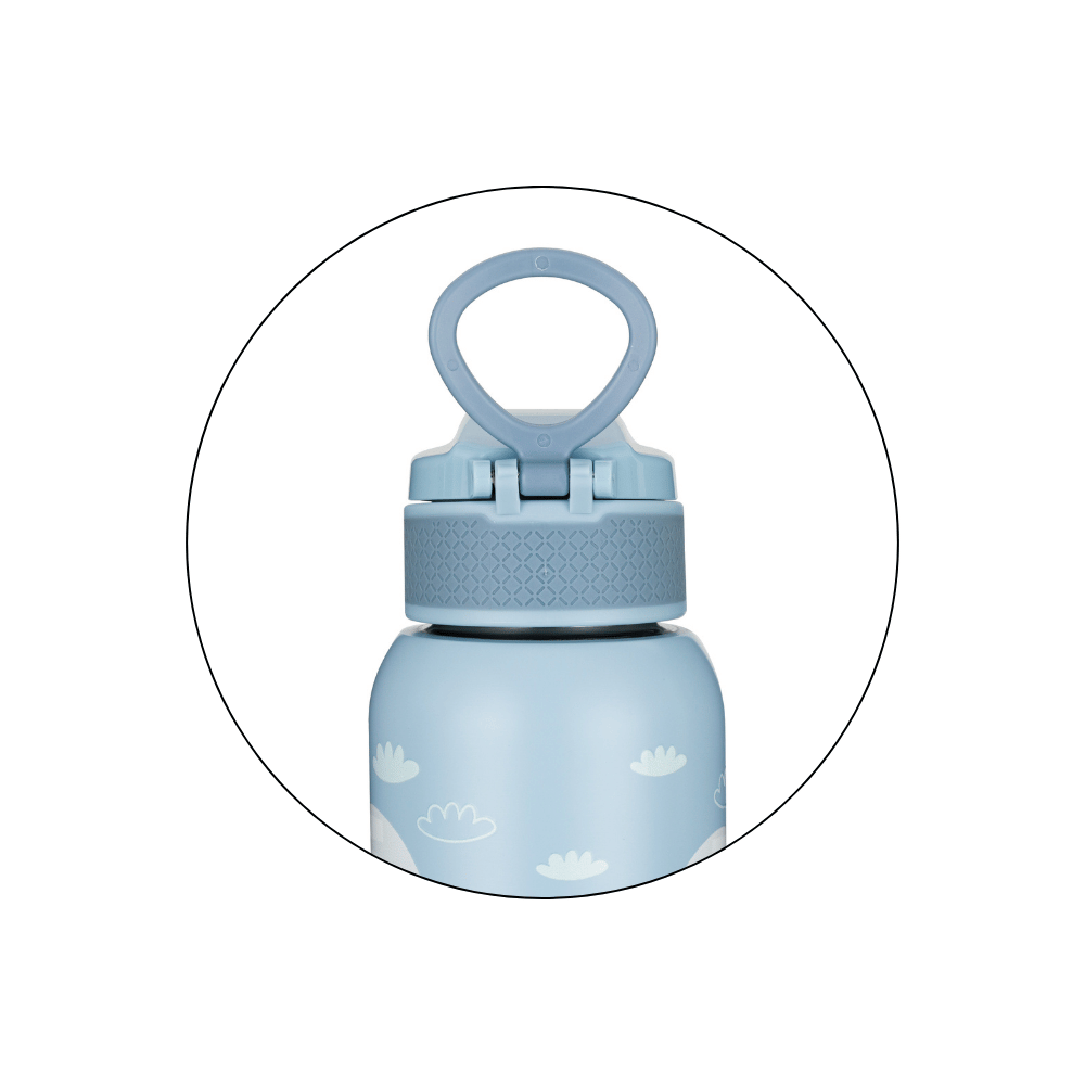 PETITE&amp;MARS Fľaša nerezová termo so slamkou 350 ml Work Zone 12m+