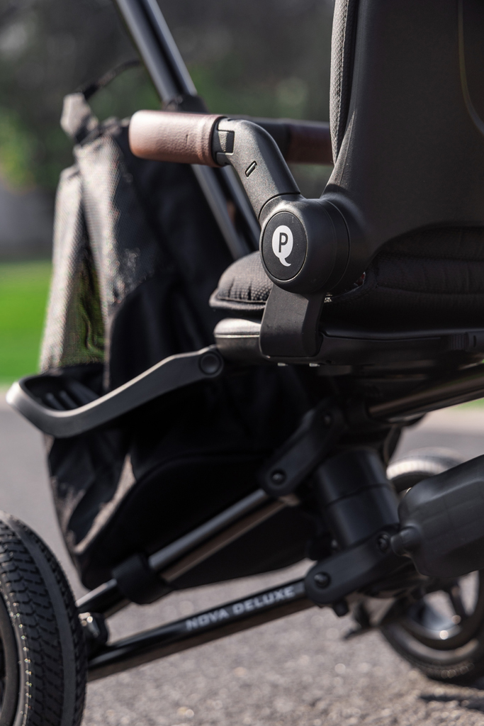 QPLAY Trojkolka Nova Deluxe 5v1 Black, 10-72 mesiacov