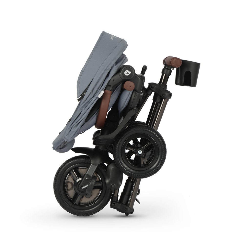 QPLAY Trojkolka Nova Deluxe 5v1 Grey, 10-72 mesiacov