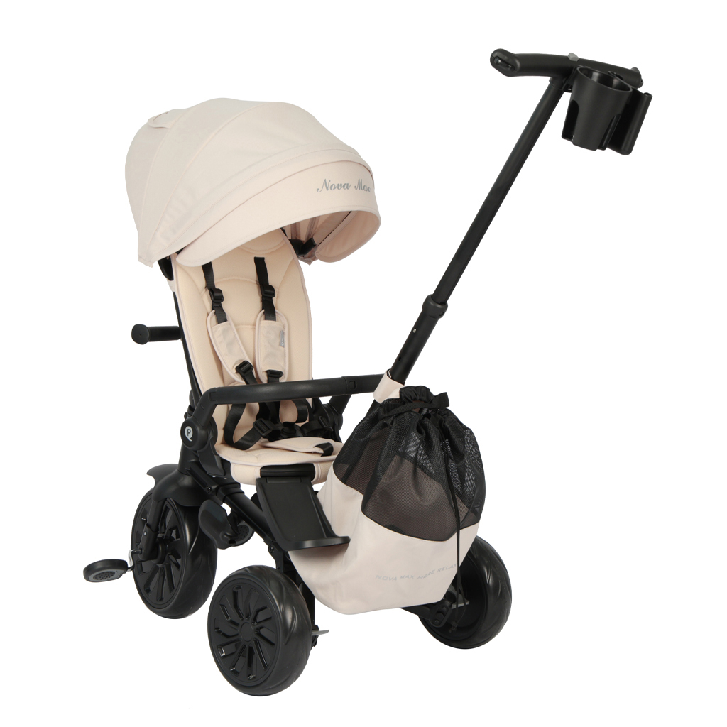 QPLAY Trojkolka Nova Max 5v1 Beige, 10-72 mesiacov