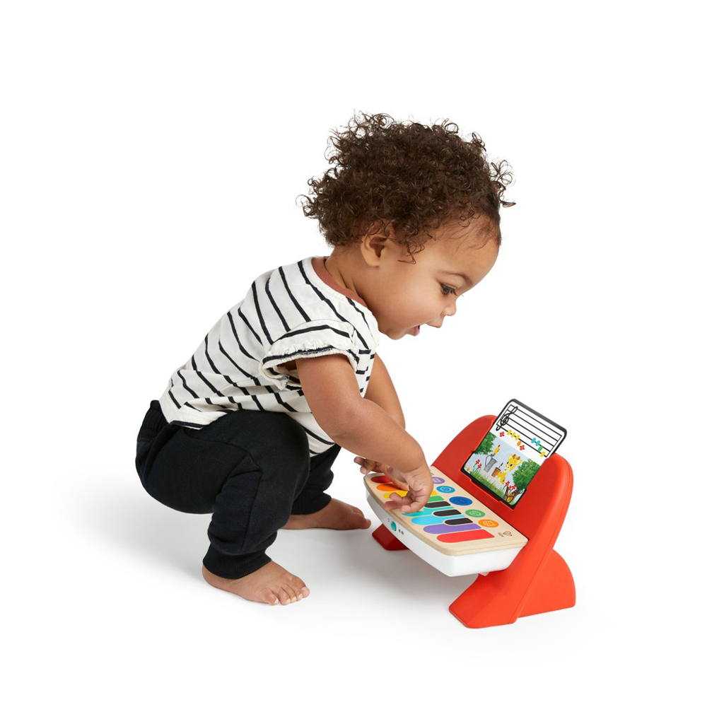 BABY EINSTEIN Hračka drevená hudobná klavír Cal’s First Melodies Magic Touch HAPE 6m+