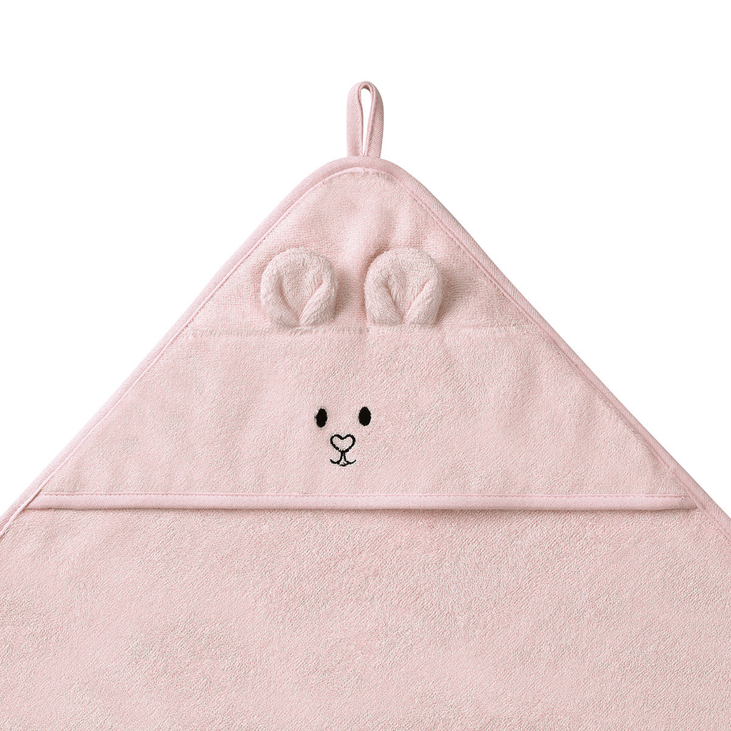 BABYONO Osuška bambusová Super Soft Pink 100x100 cm